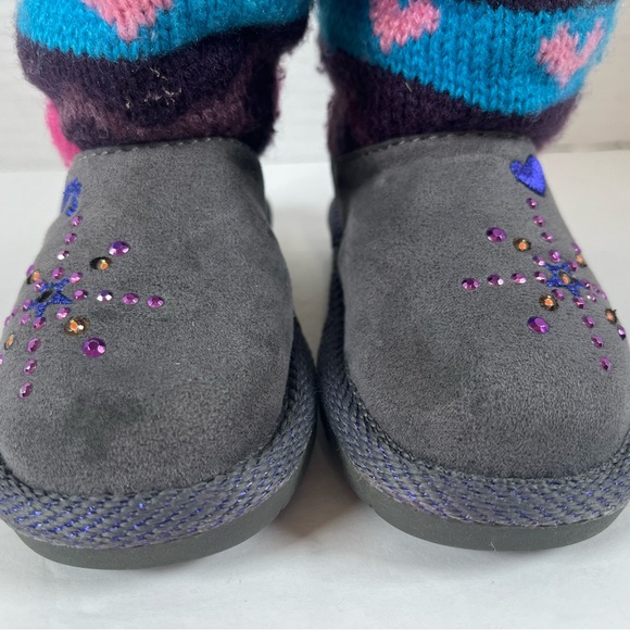 Skechers Twinkle Toes Toddler Girls Grey size 5 boots. 10415N - Picture 8 of 8